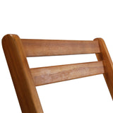 Outdoor Bistro Chairs 2 pcs Solid Acacia Wood - Close-Up Angle