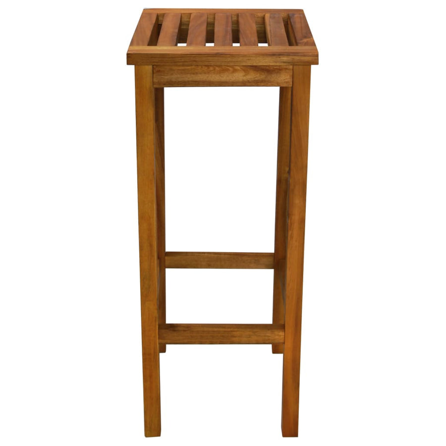 Bar Chairs 2 pcs Solid Acacia Wood