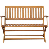 Garden Bench 120 cm Solid Acacia Wood