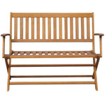 Garden Bench 120 cm Solid Acacia Wood