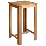 Bar Table Solid Acacia Wood 60x60x105 cm - Front View