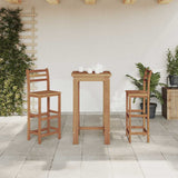 Bar Table Solid Acacia Wood 60x60x105 cm
