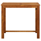 Bar Table Solid Acacia Wood 120x60x105 cm
