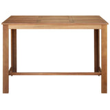Bar Table Solid Acacia Wood 150x70x105 cm - Top-Down View