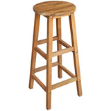 Bar Table and Stool Set 3 Pieces Solid Acacia Wood