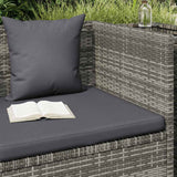 Garden Bed Grey 200x60 cm Poly Rattan