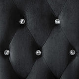 Dining Chairs 6 pcs Black Velvet