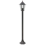 Garden Post Lights 6 pcs E27 110 cm Aluminium Bronze - Side View