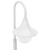 Garden Post Light E27 120 cm Aluminium White