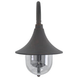Garden Wall Lamp E27 42 cm Aluminium Bronze - Front View