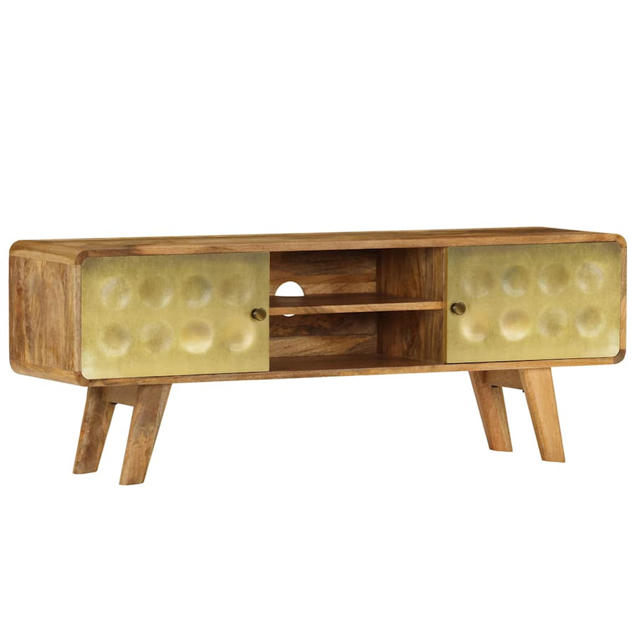 TV Cabinet Solid Mango Wood 120x30x45 cm