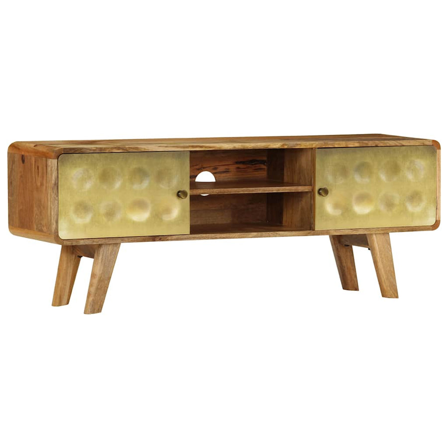 TV Cabinet Solid Mango Wood 120x30x45 cm