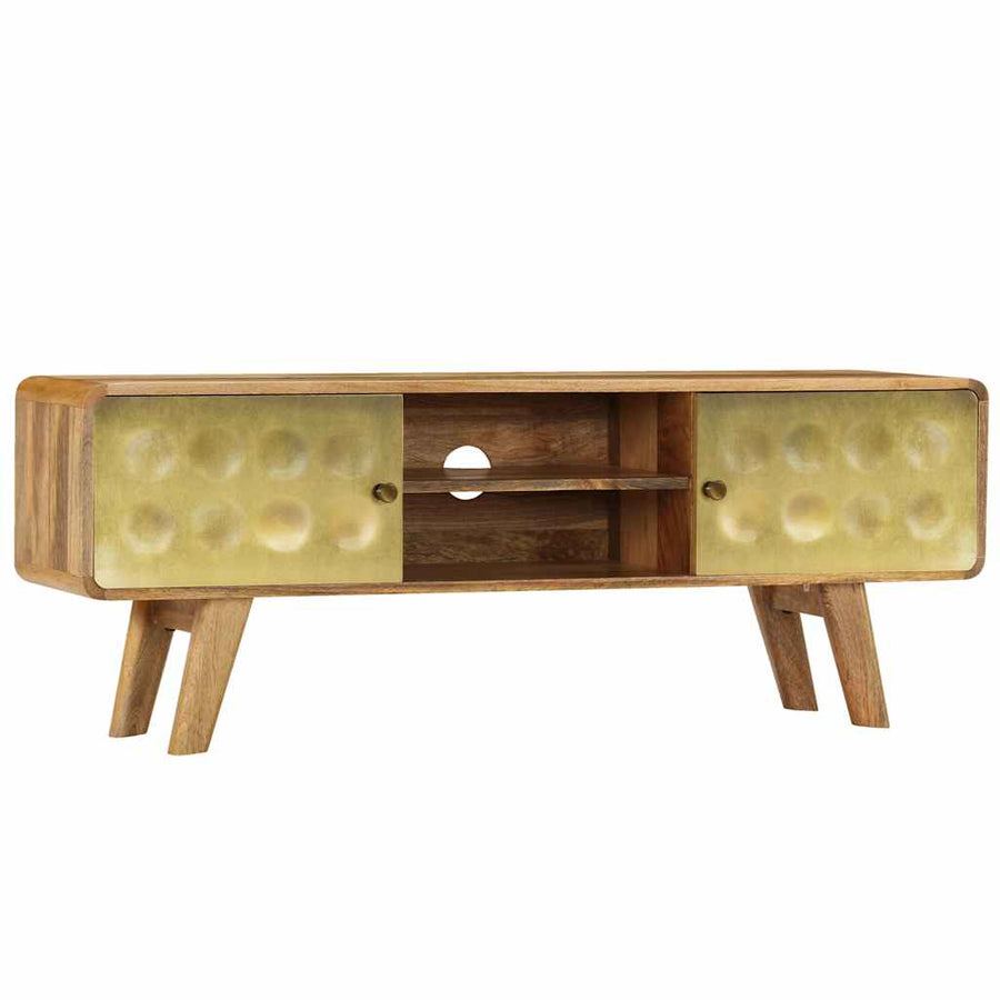 TV Cabinet Solid Mango Wood 120x30x45 cm