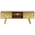 TV Cabinet Solid Mango Wood 120x30x45 cm