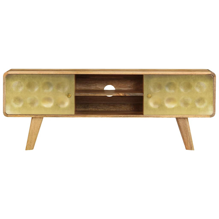 TV Cabinet Solid Mango Wood 120x30x45 cm