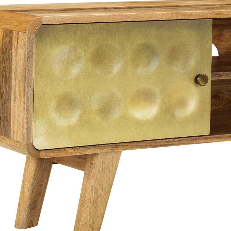 TV Cabinet Solid Mango Wood 120x30x45 cm