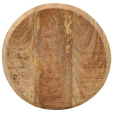 Bar Chairs 2 pcs Solid Mango Wood - Top-Down View