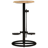 Bar Chairs 2 pcs Solid Mango Wood - Close-Up Angle