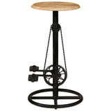 Bar Chairs 2 pcs Solid Mango Wood - Low Angle