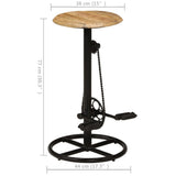 Bar Chairs 2 pcs Solid Mango Wood - Extra Image