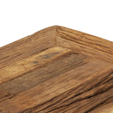 Coffee Table Solid Reclaimed Wood 70x70x30 cm - 45-Degree Angle