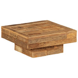 Coffee Table Solid Reclaimed Wood 70x70x30 cm - Extra Image