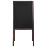 Double-sided Blackboard Cedar Wood Free Standing 40x60 cm - Front View