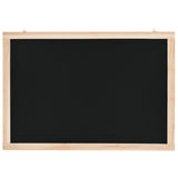 Wall-Mounted Blackboard Cedar Wood 40x60 cm - Side View