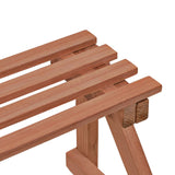 3-Tier Plant Stand Cedar Wood 48x45x40 cm - Top-Down View