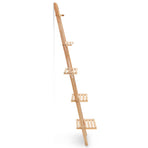 Ladder Wall Shelf Cedar Wood 41.5x30x176 cm