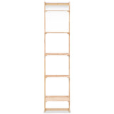 Ladder Wall Shelf Cedar Wood 41.5x30x176 cm