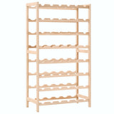 Wine Rack Cedar Wood 57.5x28x102 cm