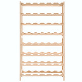 Wine Rack Cedar Wood 57.5x28x102 cm - Side View