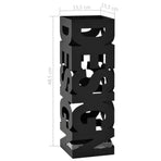 Umbrella Stand Design Steel Black