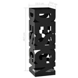 Umbrella Stand Design Steel Black - 45-Degree Angle