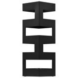 Umbrella Stand Steel Black - Front View