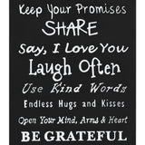 Umbrella Stand Text Steel Black - Side View