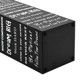 Umbrella Stand Text Steel Black - Top-Down View