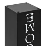 Umbrella Stand Welcome Steel Black - 45-Degree Angle