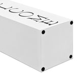 Umbrella Stand Welcome Steel White - Top-Down View