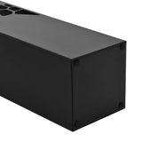 Umbrella Stand Stones Steel Black - Side View