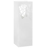 Umbrella Stand Stones Steel White