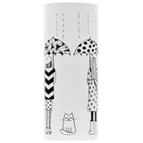 Umbrella Stand Women Steel White - Front View