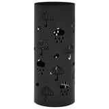 Umbrella Stand Umbrellas Steel Black