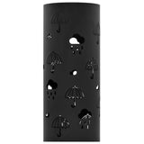 Umbrella Stand Umbrellas Steel Black - Front View