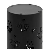 Umbrella Stand Umbrellas Steel Black - 45-Degree Angle