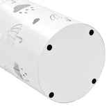 Umbrella Stand Umbrellas Steel White - Top-Down View