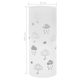 Umbrella Stand Umbrellas Steel White