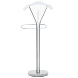 Suit Stand 45x35x107 cm White - Top-Down View