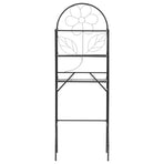 Toilet Rack Black 60x33x174 cm